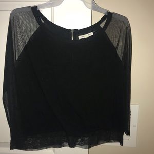Black half sleeved shirt